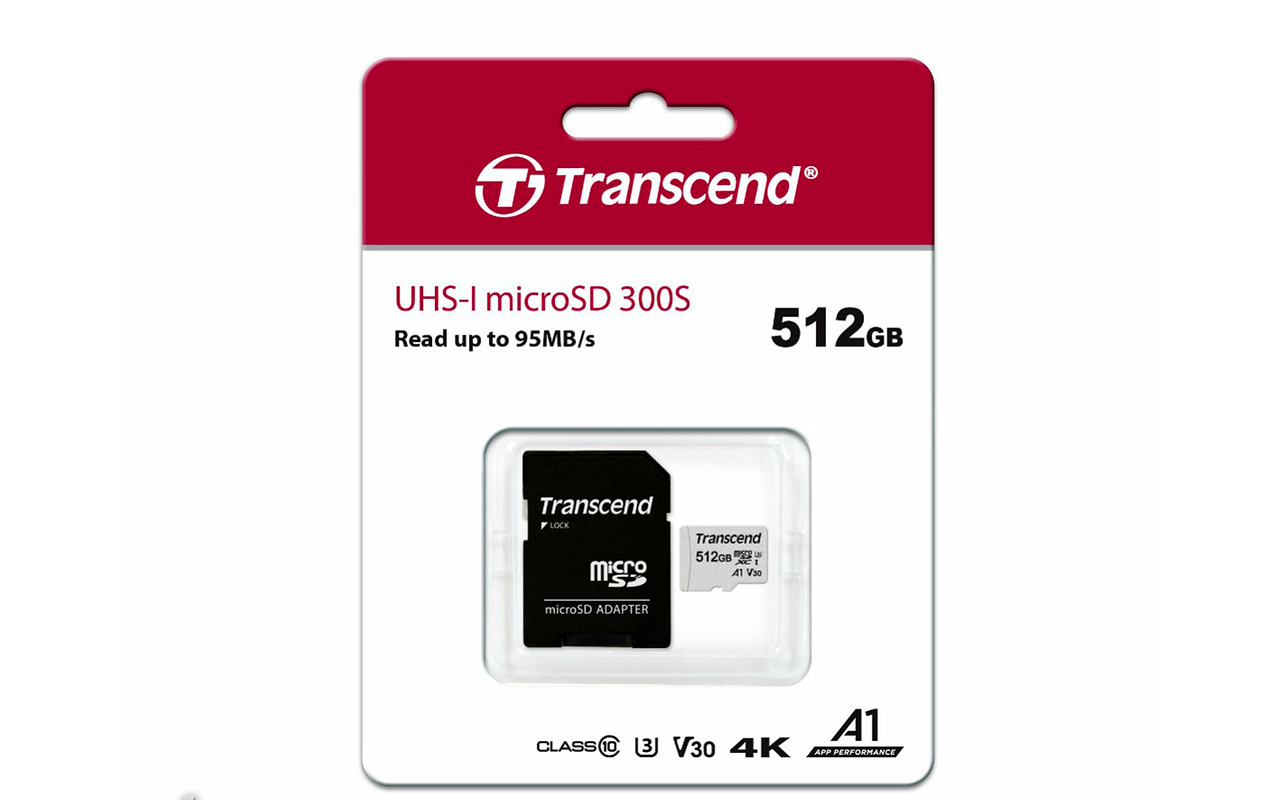 Transcend TS512GUSD300S 512GB MicroSD