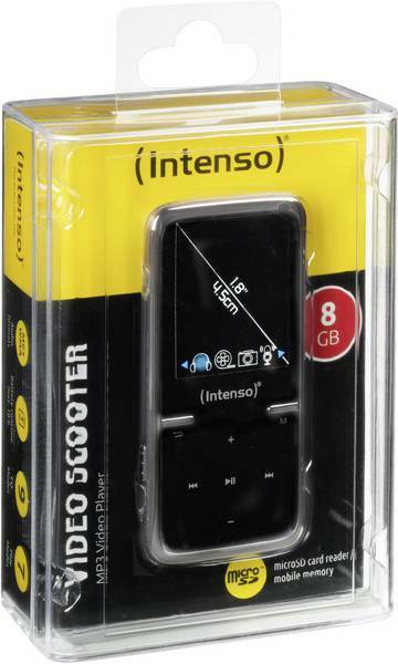 Intenso MP3 Video Player Scooter / 1.8" / 8Gb / Black
