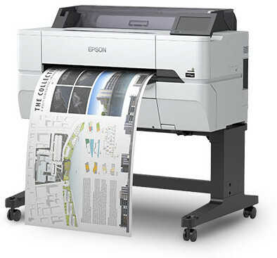 Plotter Epson SureColor SC-T3405 24" large format wireless printer with stand Paper / White