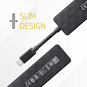 HP ENVY USB-C Hub 5LX63AA / Black
