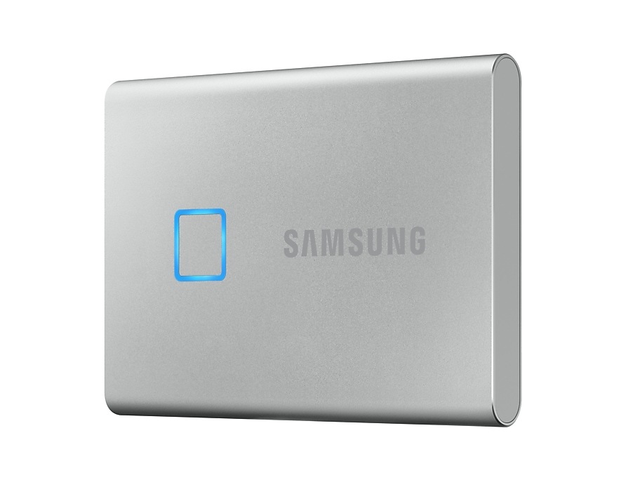Samsung Portable SSD T7 Touch 1.0TB / MU-PC1T0 Silver