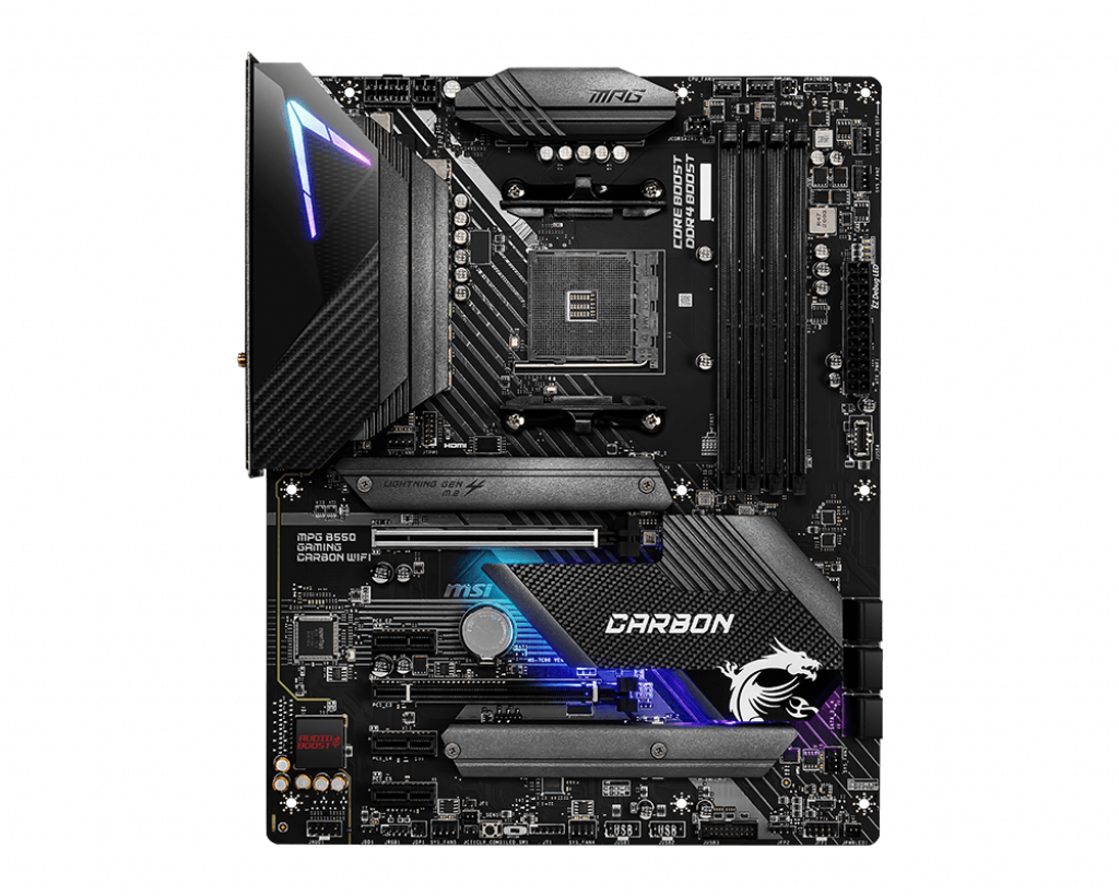 MSI MPG B550 GAMING CARBON WI-FI ATX Socket AM4 AMD B550