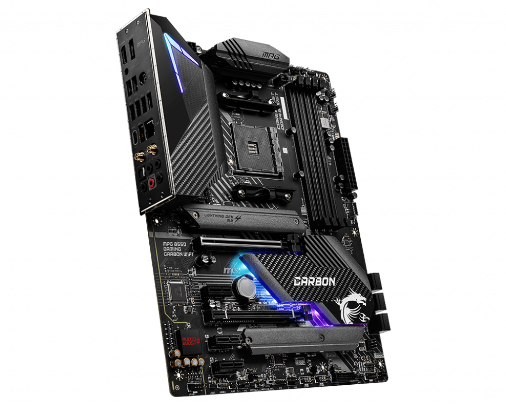 MSI MPG B550 GAMING CARBON WI-FI ATX Socket AM4 AMD B550