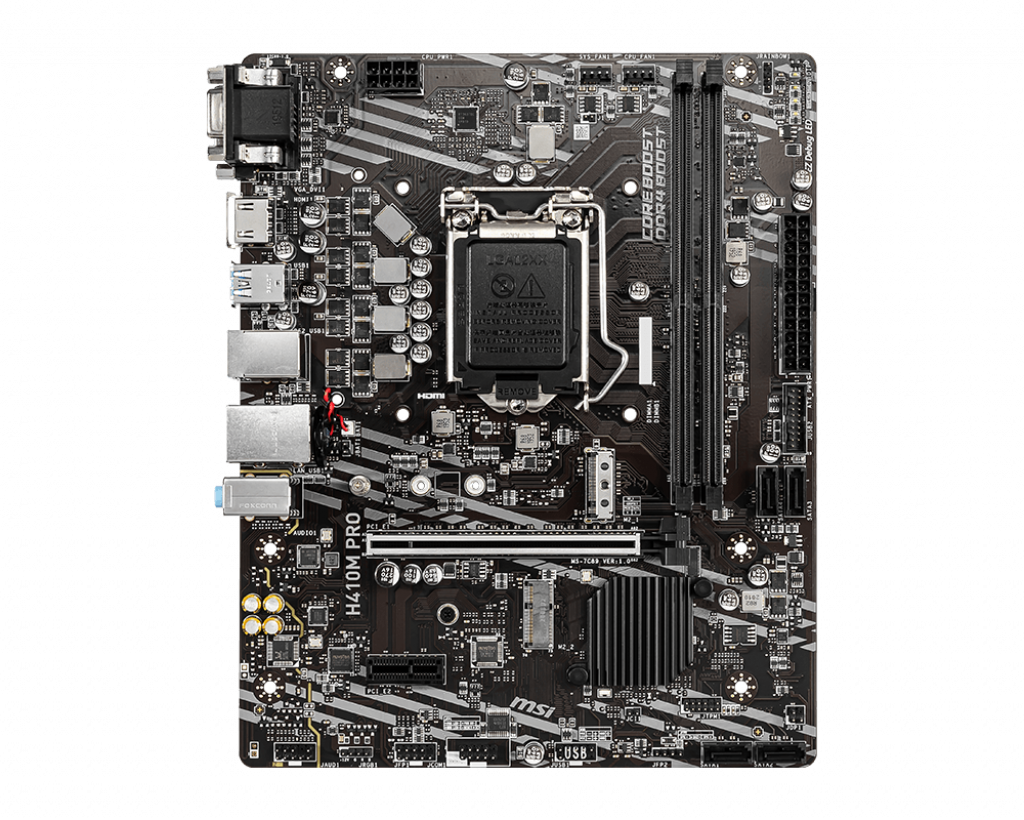 MSI H410M PRO mATX Socket 1200 Intel H410