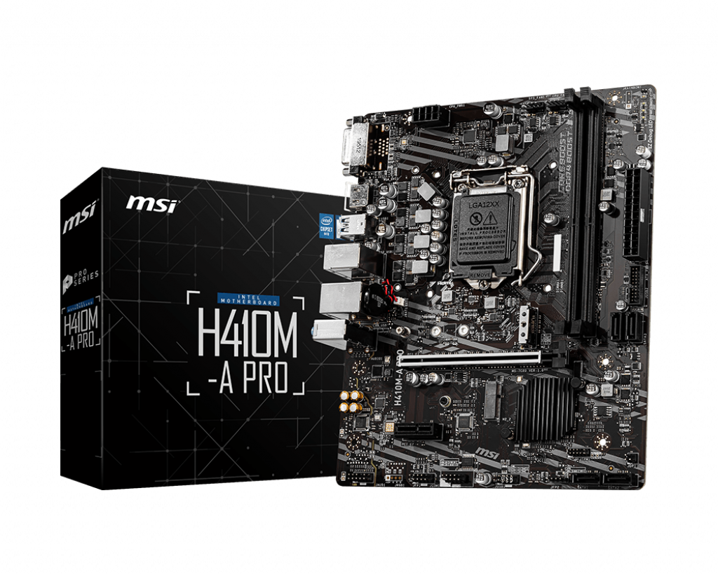MSI H410M-A PRO mATX Socket 1200 Intel H410