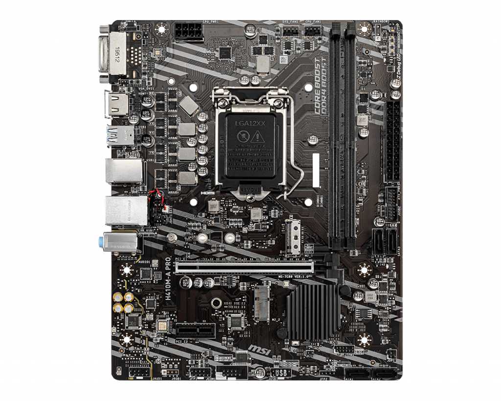 MSI H410M-A PRO mATX Socket 1200 Intel H410