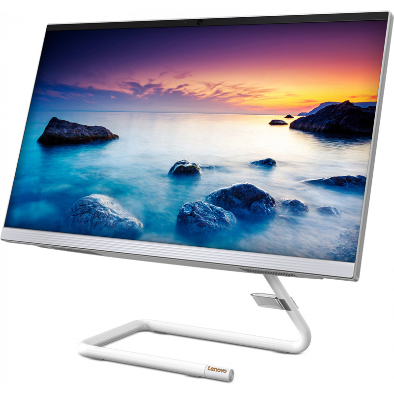 Lenovo IdeaCentre 3 24IMB0 / 23.8" FullHD WVA / i3-10100T / 8GB DDR4 / 256GB SSD / No OS / White