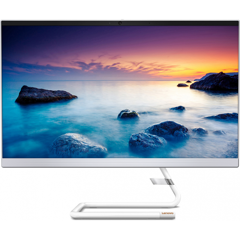 Lenovo IdeaCentre 3 24IMB0 / 23.8" FullHD WVA / i3-10100T / 8GB DDR4 / 256GB SSD / No OS / White