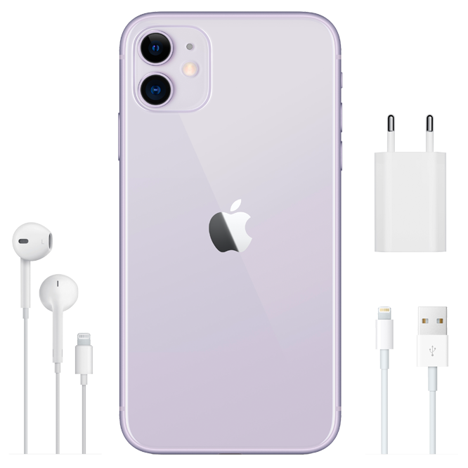 Apple iPhone 11 / 6.1" IPS 1792x828 / A13 Bionic / 4Gb / 256Gb / 3110mAh /