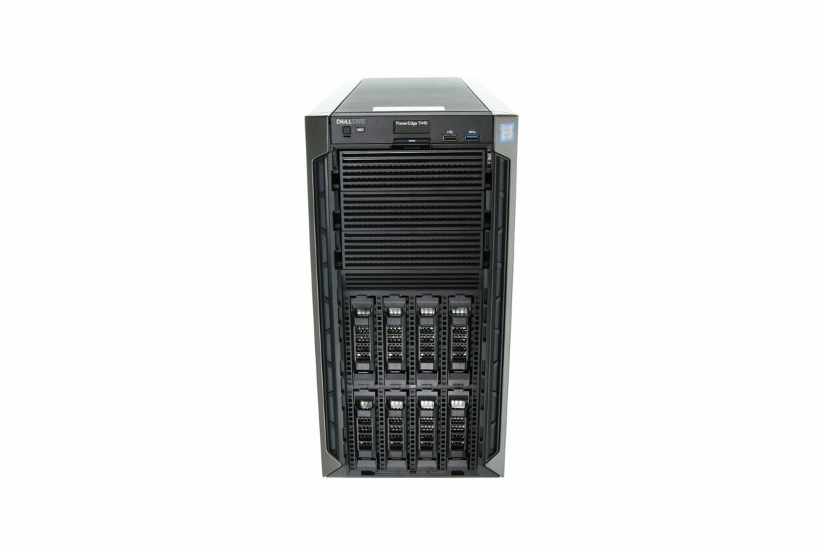 DELL PowerEdge T440 Tower / Intel Xeon Silver 4208 / 16GB RDIMM / 600Gb 10K SAS / PSU 750W
