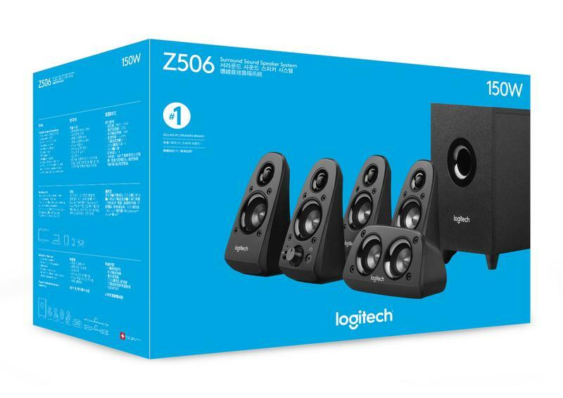 Logitech Z506 Channel Surround Sound / 5.1 75W /