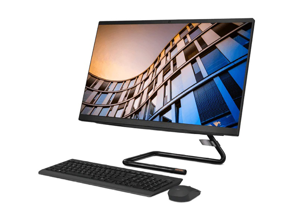 Lenovo IdeaCentre 3 27IMB05 / 27" FullHD WVA / Intel Core i3-10100T / 8GB DDR4 / 256GB NVMe / DOS / Black