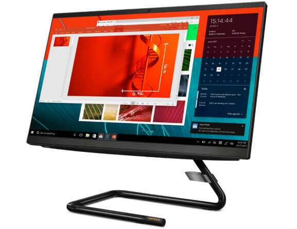 Lenovo IdeaCentre AIO 3 24IMB05 / 23.8" FullHD WVA / i5-10400T / 8GB DDR4 / 512GB NVMe / DOS / Black