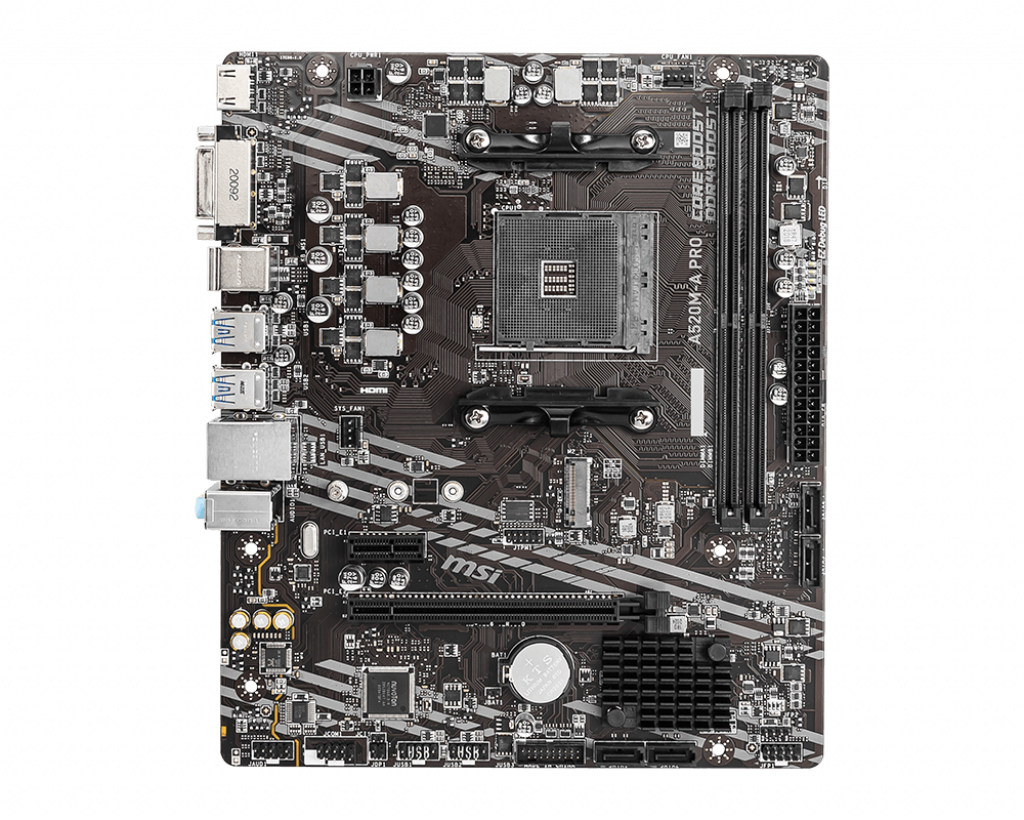 MSI A520M-A PRO mATX Socket AM4 AMD A520
