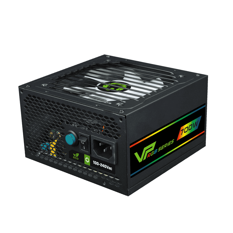 GameMax VP-700-RGB-M / 700W Active PFC 80+ Bonze / Black