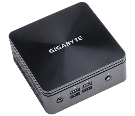 GIGABYTE GB-BRI5H-10210 / Intel i5-10210U / 2xSO-DIMM DDR4 / Barebone / Black