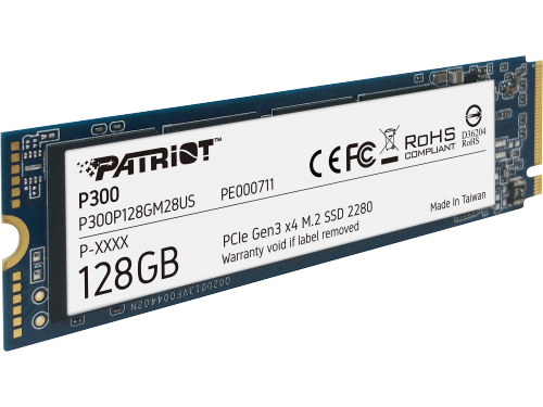 Patriot P300 P300P128GM28 128GB SSD NVMe