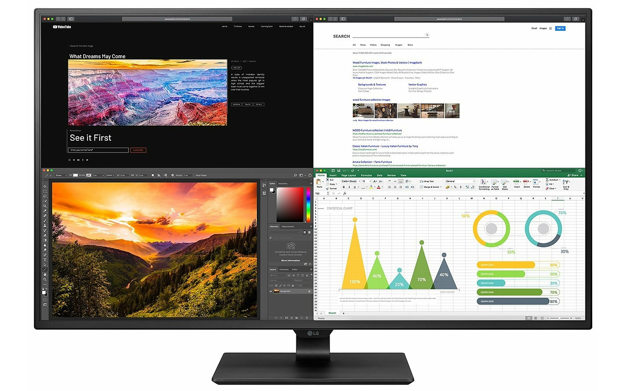 LG 43UN700-B / 43.0" IPS 4K-UHD 400cd / Black