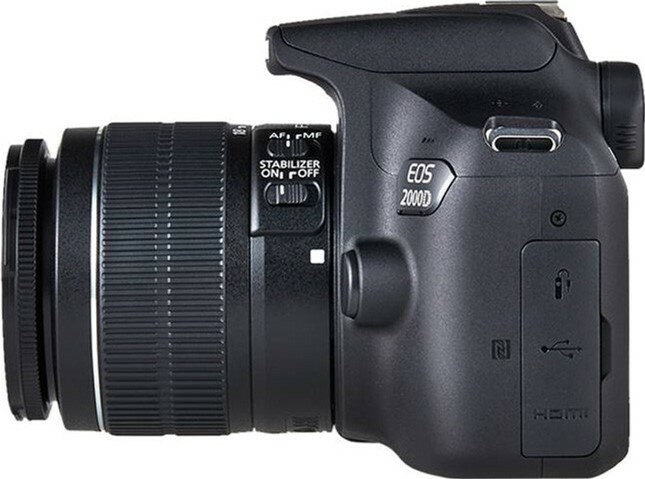 Canon EOS 2000D DSLR + 18-55 DC III / Black