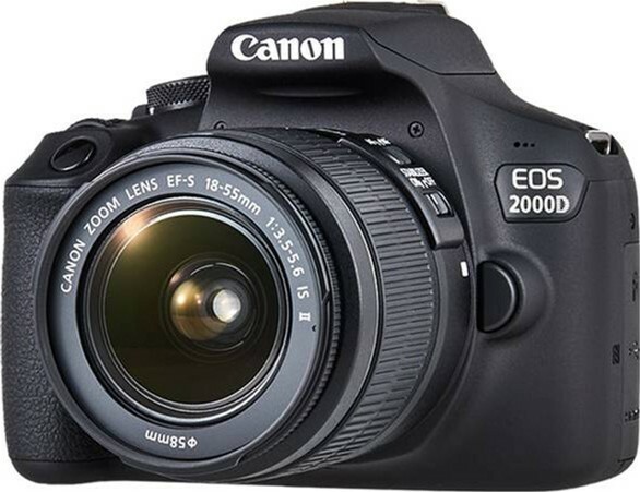 Canon EOS 2000D DSLR + 18-55 DC III / Black