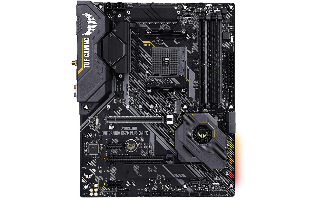 ASUS TUF GAMING X570-PLUS WI-FI ATX Socket AM4 14 Phases AMD X570 Dual 4xDDR4 5100