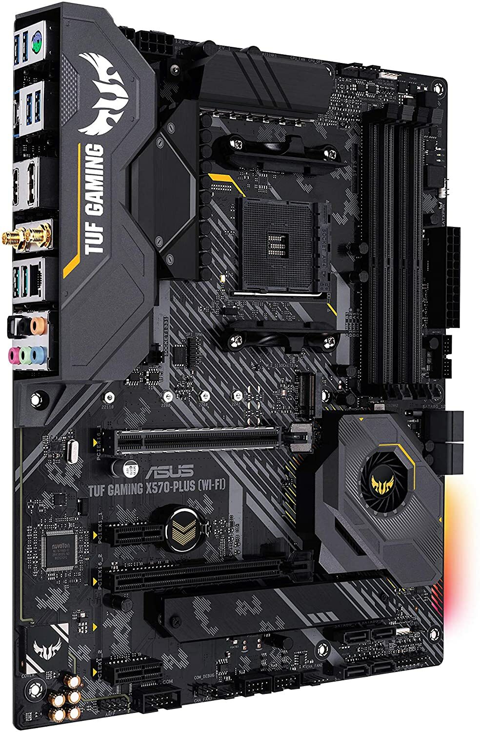 ASUS TUF GAMING X570-PLUS WI-FI ATX Socket AM4 14 Phases AMD X570 Dual 4xDDR4 5100