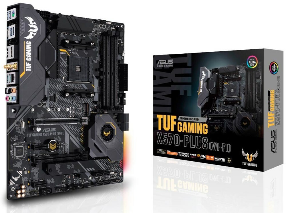 ASUS TUF GAMING X570-PLUS WI-FI ATX Socket AM4 14 Phases AMD X570 Dual 4xDDR4 5100