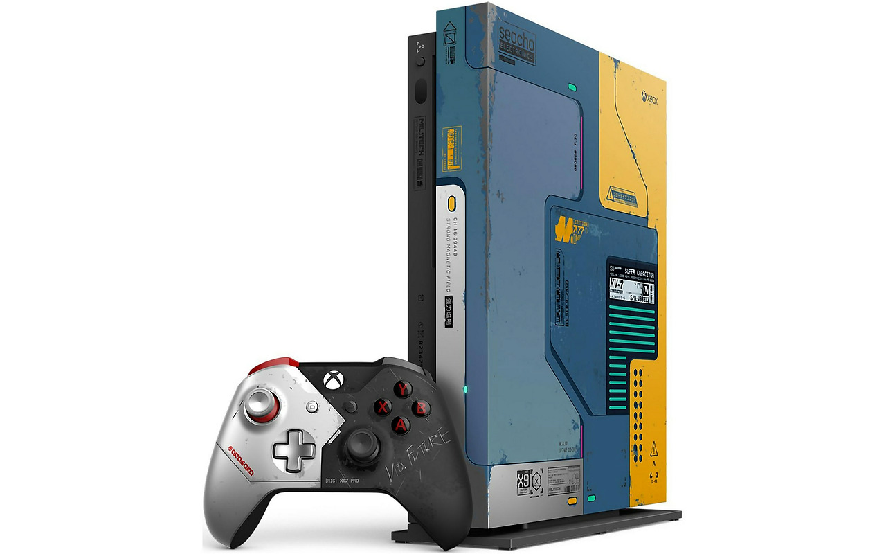 Microsoft Xbox One X 1.0TB Cyberpunk 2077 Limited Edition 1x Gamepad / FMP-00253
