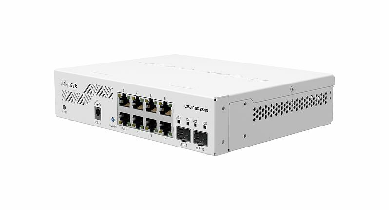 MikroTik Cloud Smart Switch CSS610-8G-2S+IN / White