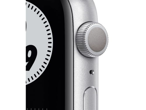 Apple Watch Nike Series 6 GPS 40mm Silver Aluminium Case with Black Nike Sport Band /