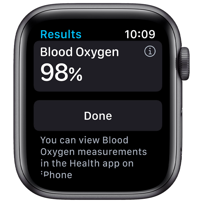 Apple Watch Series 6 GPS 40mm Space Gray Aluminum Case with Black Sport Band /