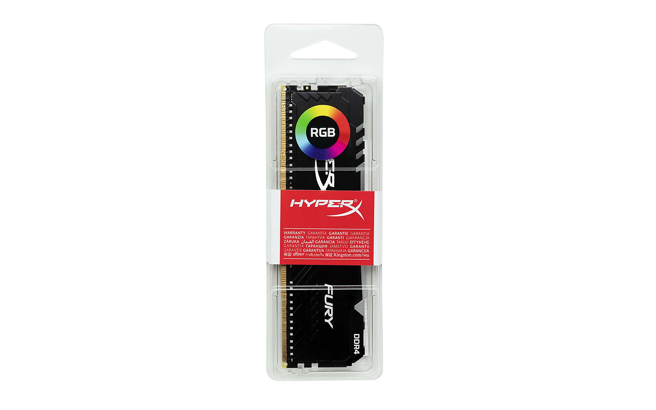 Kingston HyperX FURY DDR4 RGB HX436C17FB3A/16 / 16GB DDR4 3600 Intel XMP Ready