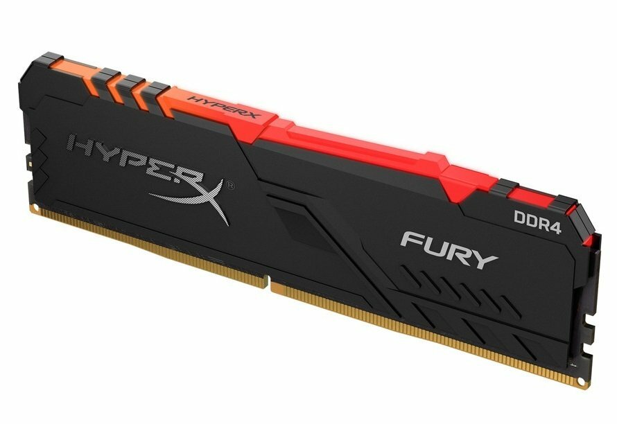 Kingston HyperX FURY RGB HX434C16FB3A/16 / 16GB / DDR4 / 3466 / PC27700 / CL16 / 1.35V /
