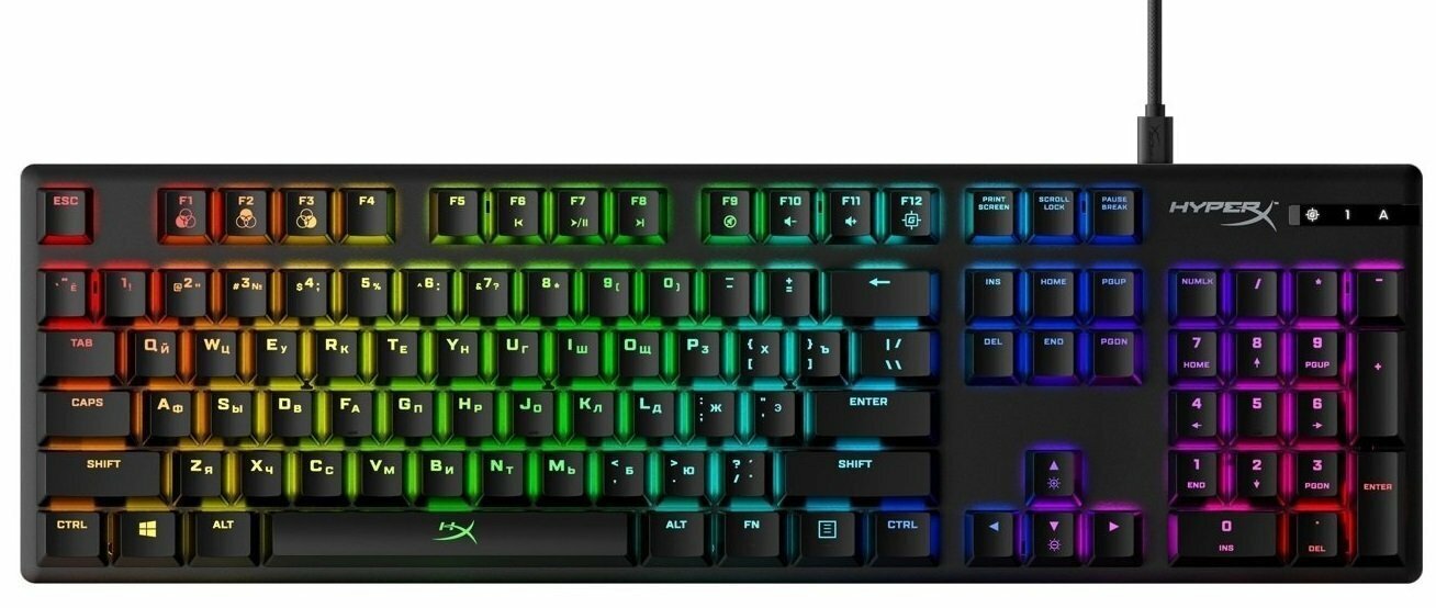 HYPERX Alloy Origins RGB Mechanical Gaming Keyboard / HX-KB6BLX-RU /