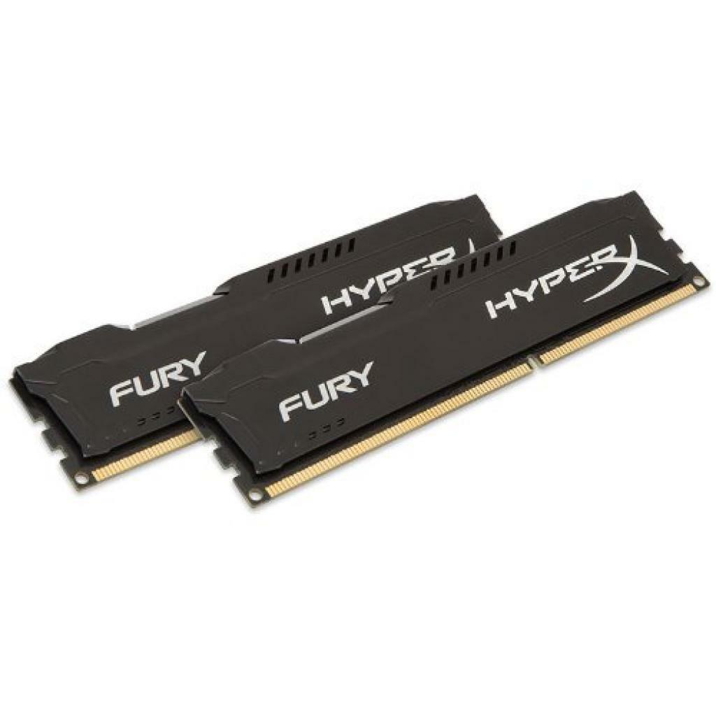 Kingston HyperX FURY HX318C10FBK2/8 / 2*4GB DDR3 1866 / Black