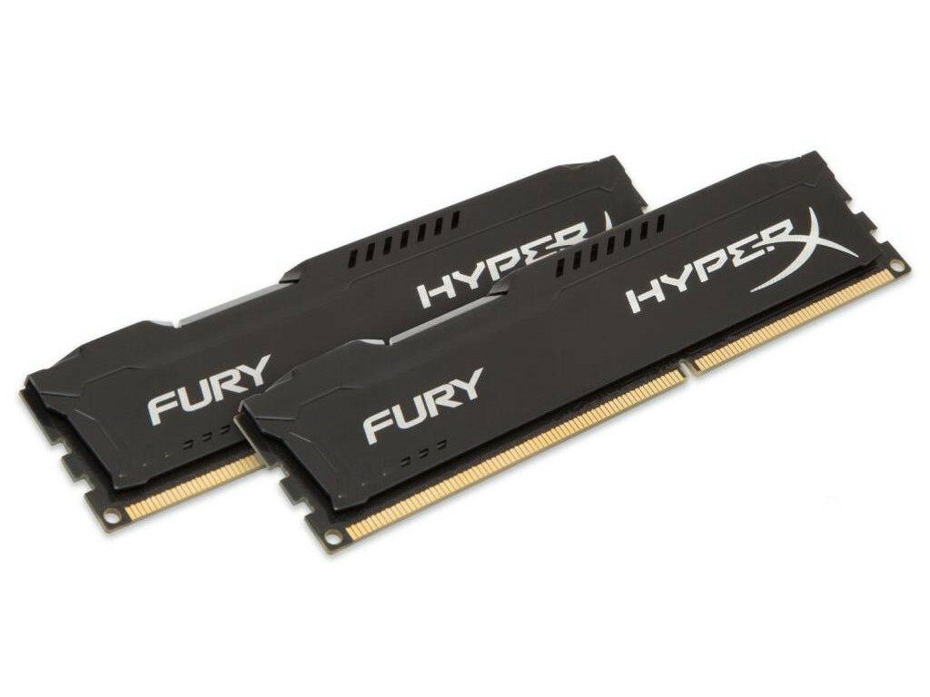 Kingston HyperX FURY HX316C10FBK2/8 / 2*4GB DDR3 1600 / Black