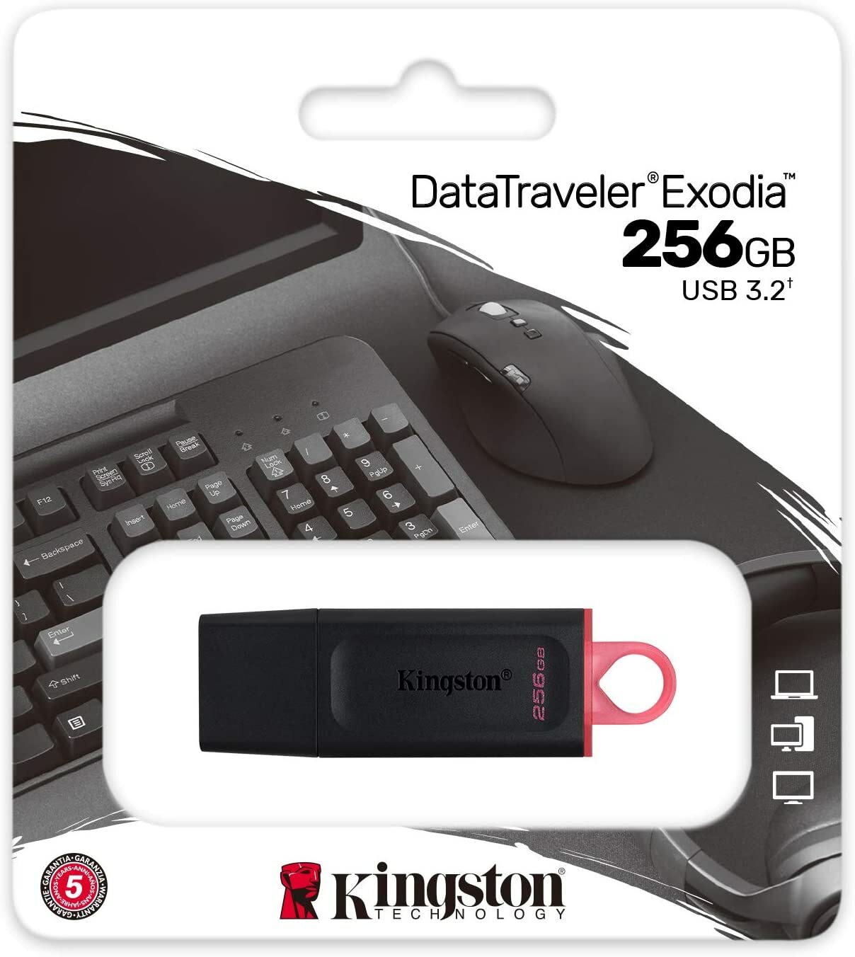 Kingston DataTraveler Exodia 256GB USB3.2 / DTX/256GB / Black