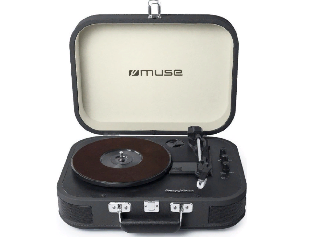 MUSE MT-201 DG Vinyl Audio System / Black