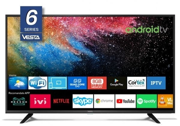 VESTA LD50E6202 / 50" FullHD Smart TV Android TV 9.0 /