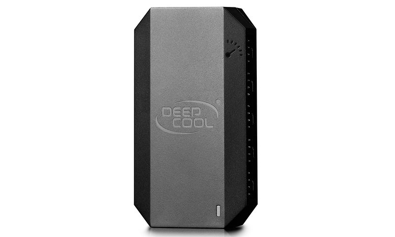 Deepcool XDC-FH-10 / 10 port fan hub / Black