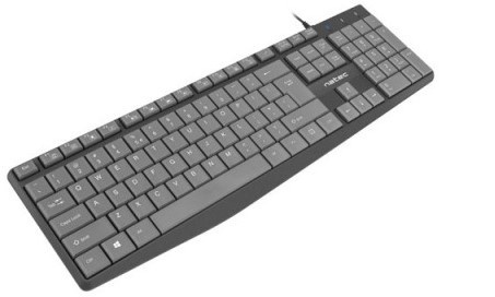 Natec Keyboard Nautilus Slim NKL-1507 / Black