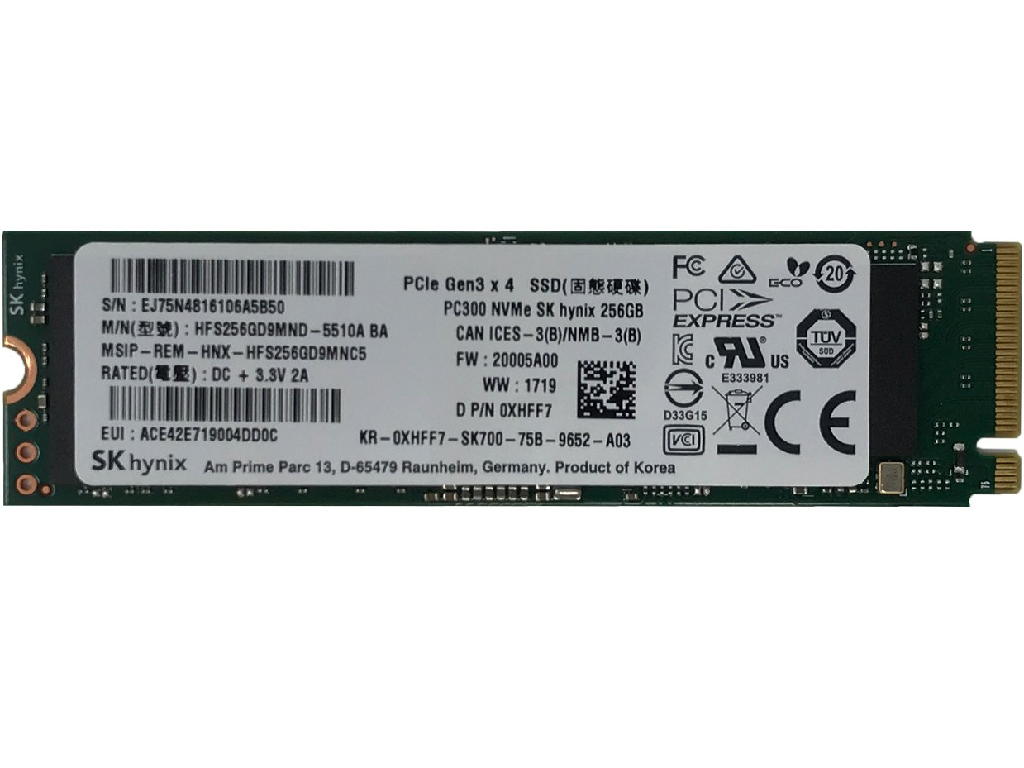 Hynix BC501D HN256GBBC501D M.2 NVMe SSD 256GB