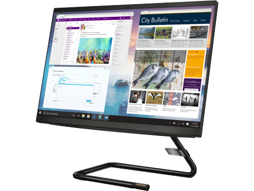 Lenovo IdeaCentre 3 22IMB05 / 21.5" FullHD / Intel Core i3-10100T / 8GB DDR4 / 256GB NVMe / No OS / Black