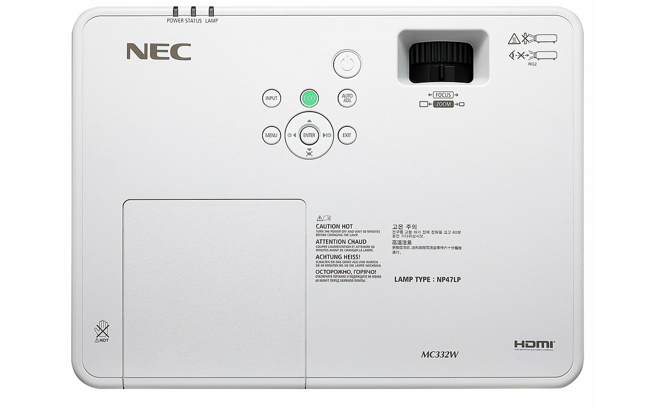 NEC MC332W / LCD WXGA 3300Lum /