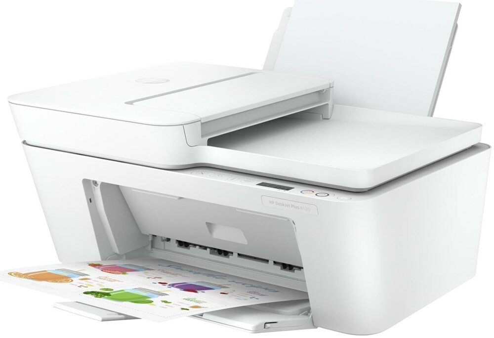 HP DeskJet Plus 4120 / MFD / 3XV14B#670 / White