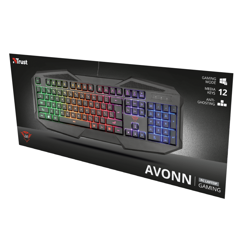Trust Gaming GXT 830-RW Avonn Keyboard / Black
