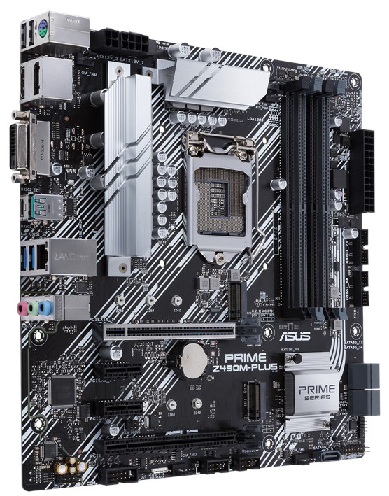 ASUS PRIME Z490M-PLUS / mATX Socket 1200 Dual 4xDDR4-4400