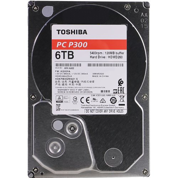 Toshiba P300 HDWD260UZSVA / 6.0TB