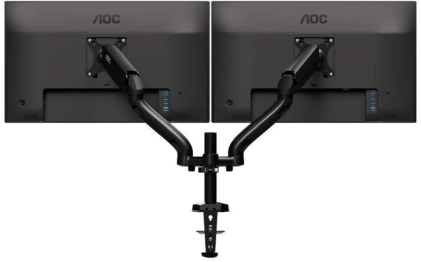 AOC AD110D0 / Arm for 2 monitors 15"-27" /