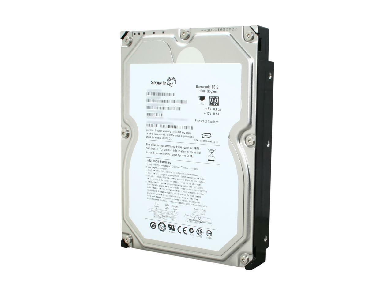 Seagate Server Barracuda ES.2 ST31000340NS / 3.5" HDD 1.0TB /